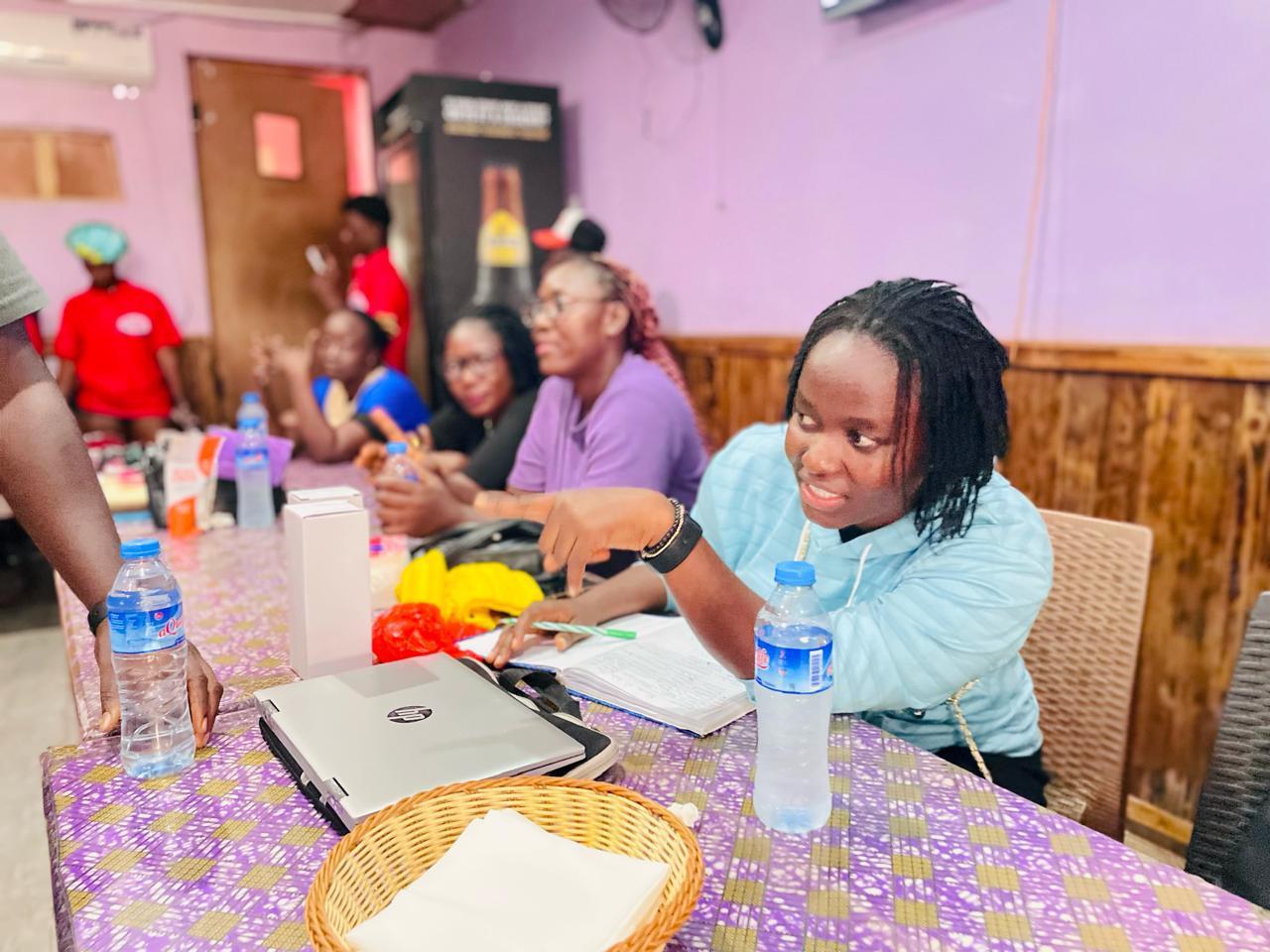 Entrepreneurs collaborating